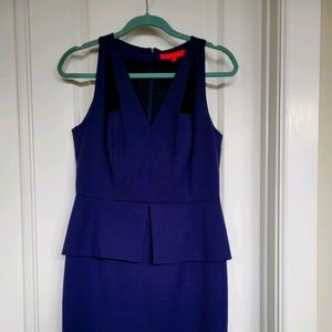 Violet Sleeveless Peplum Dress